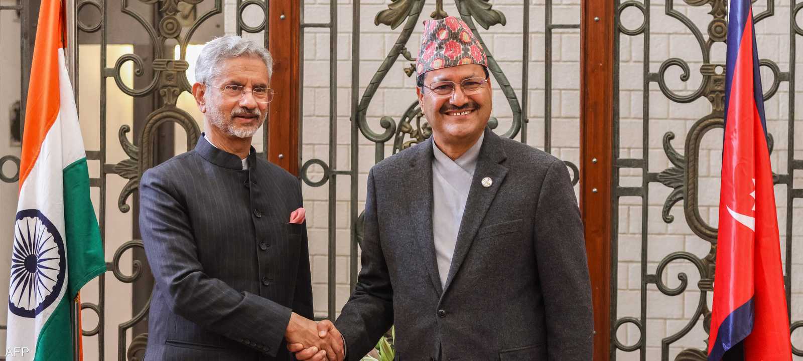 وزيري الخارجية الهندي والنيبالي