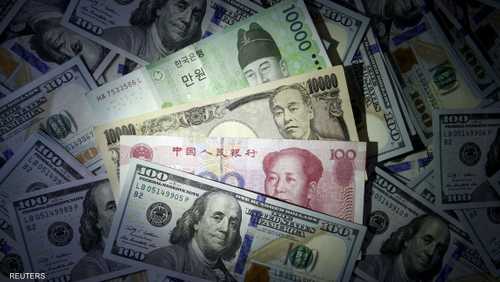 الدولار مقابل سلة من العملات الآسيوية