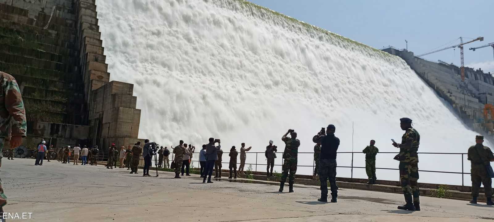 بناء السد وصل حاليا إلى 94.6 بالمئة