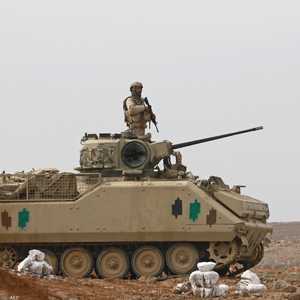 قوة من الجيش الأردني على الحدود الشمالية