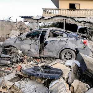 أرشيفية لآثار غارة إسرائيلية سابقة على جنوب لبنان