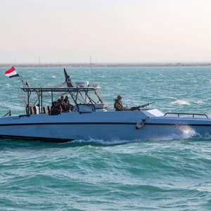 زورق دورية يمني في البحر الأحمر - أرشيف