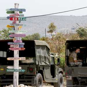 عناصر من الجيش اللبناني في جنوب شرق الناقورة