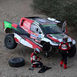 ضرر في سيارة يزيد الراجحي