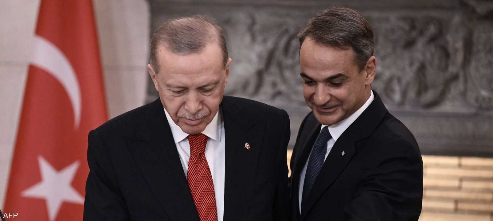 ردوغان في أثينا ولقاء مع رئيس وزراء اليونان (7 ديسمبر 2023)