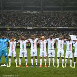 منتخب موريتانيا أثناء مشاركته بكأس الأمم أفريقيا 2021