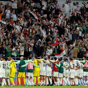 فرحة عراقية بالفوز على اندونيسيا