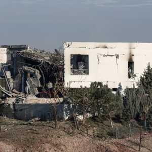 من آثار القصف الإيراني الأخير على أربيل