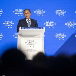رئيس الوزراء الصيني لي تشيانغ في منتدى دافوس