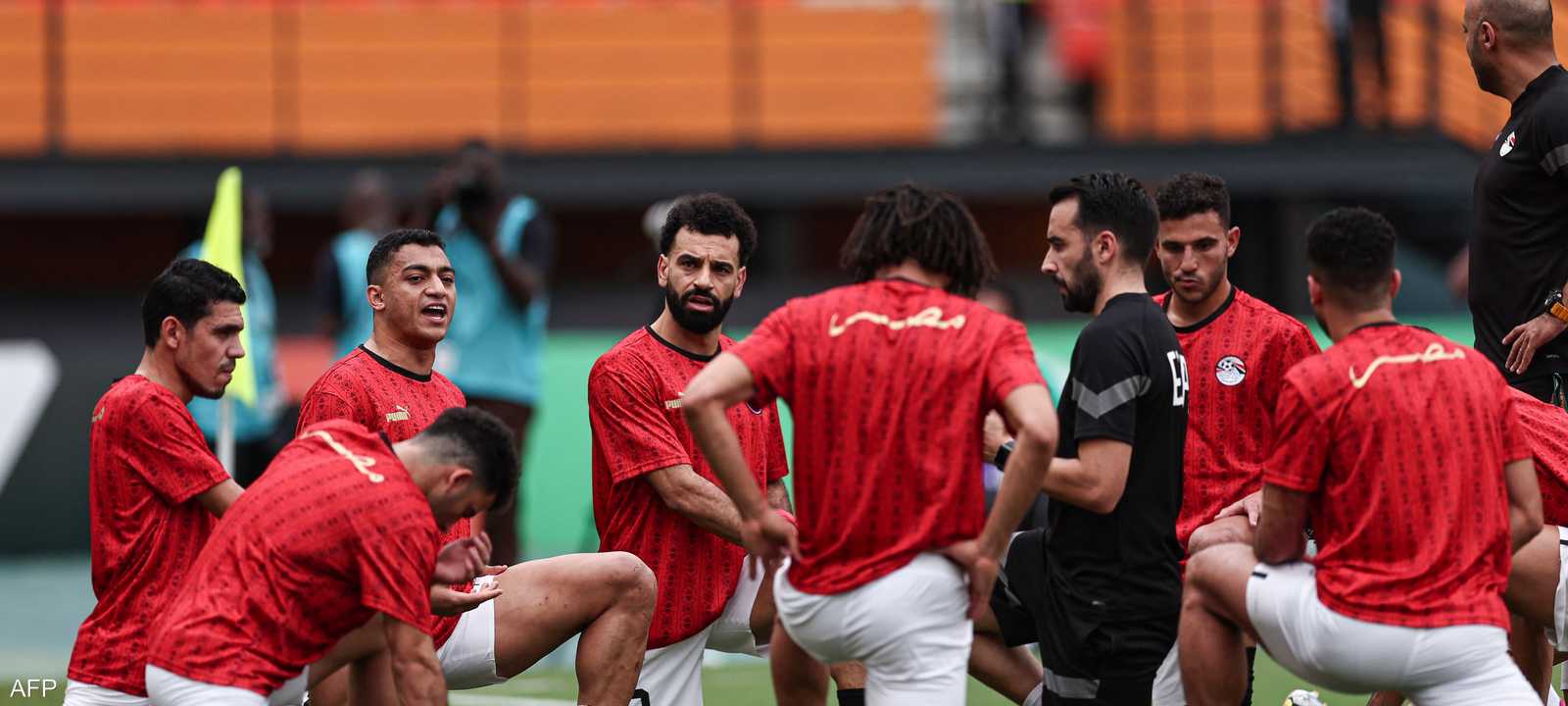 جلسة تدريبية للمنتخب المصري