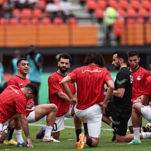 جلسة تدريبية للمنتخب المصري