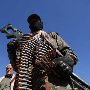 أرشيفية لمقاتل من الحوثيين