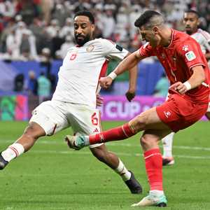 من مباراة فلسطين والإمارات بكأس آسيا