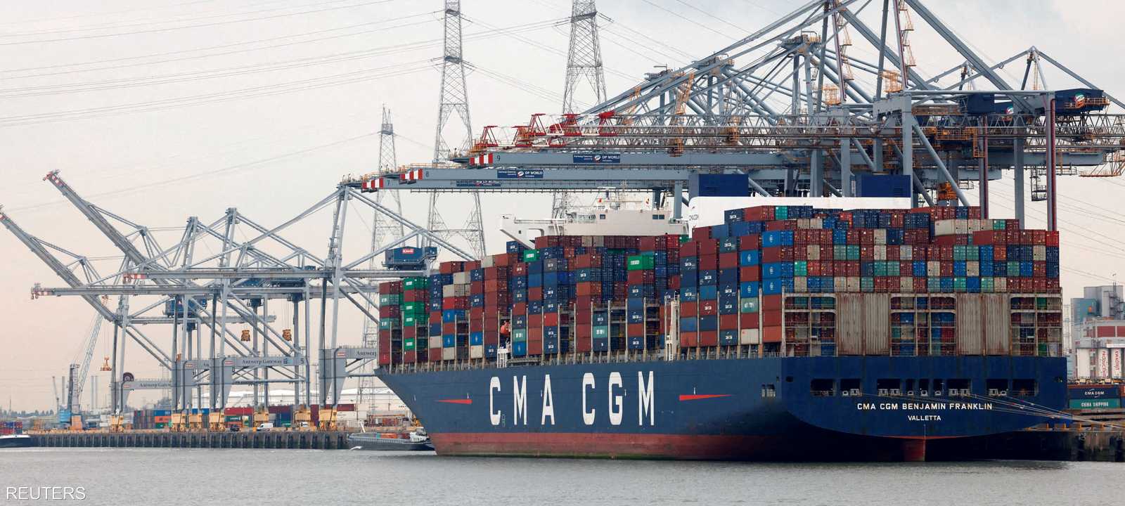 الشركة CMA CGM واحدة من أكبر مجموعات شحن الحاويات في العالم