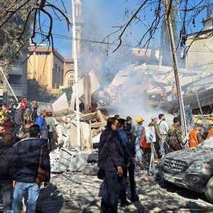 وقع الهجوم في حي المزة بدمشق