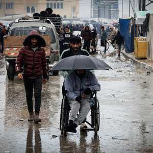 أمطار في غزة