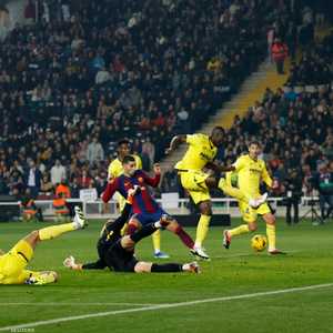 من المباراة بين الفريقين