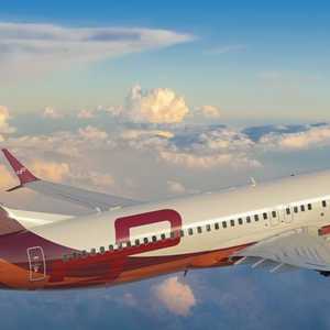 طائرة تحمل شعار "دبي لصناعات الطيران"