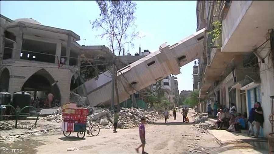 القصف الإسرائيلي دمر البنية التحتية المدنية لقطاع غزة