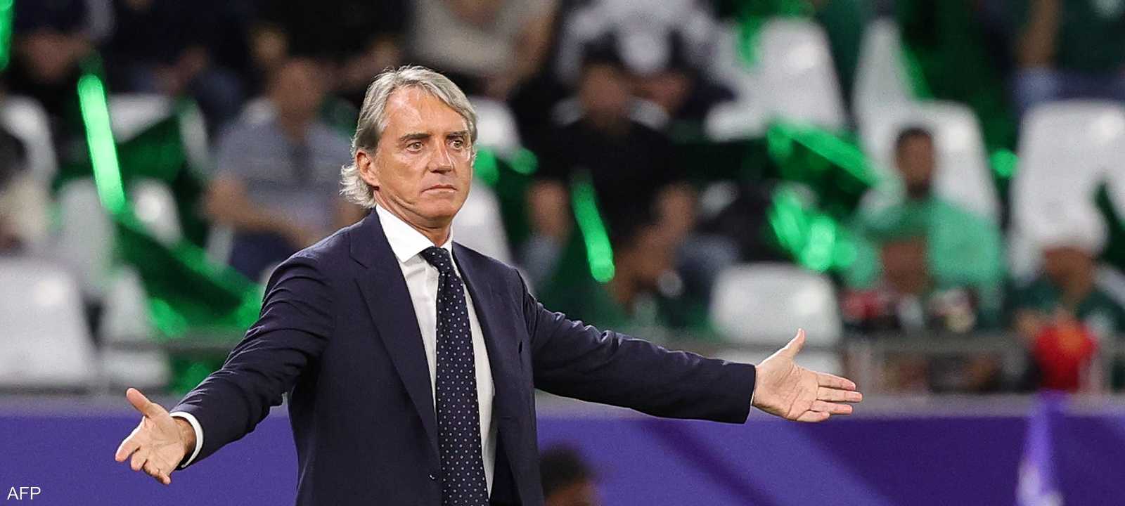 مدرب المنتخب السعودي روبرتو مانشيني