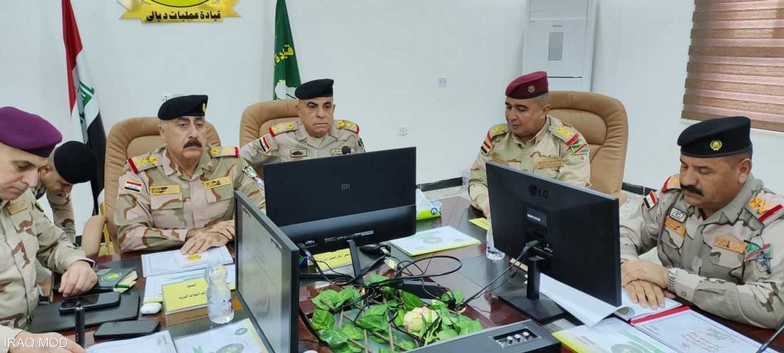 صورة أرشيفية لقيادات في الجيش العراقي