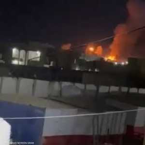 متداول على وسائل  التواصل الاجتماعي للقصف في الأنبار