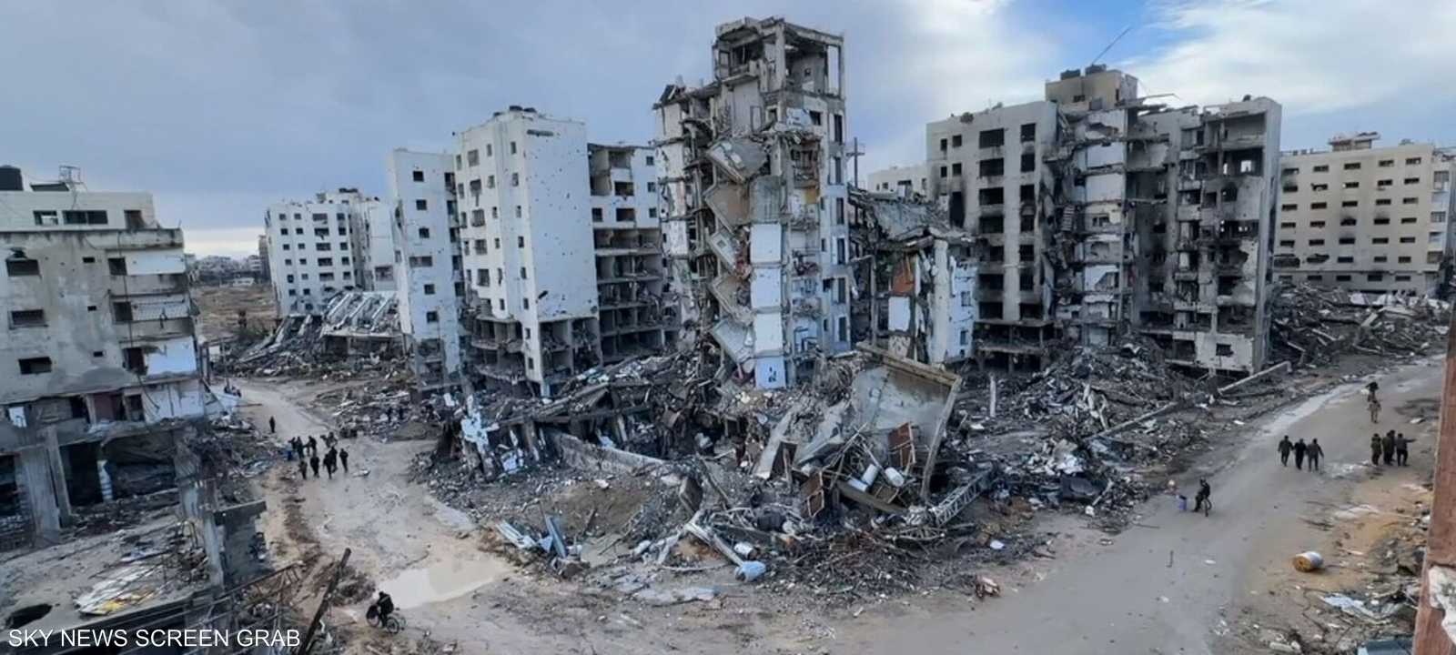 سكاي نيوز عربية ترصد حجم الدمار شمالي مدينة غزة