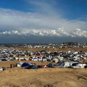 رفح أصبحت منطقة مكتظة باللاجئين الفلسطينيين