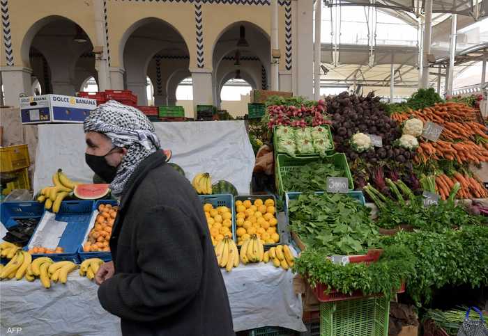 سوق خضروات في تونس