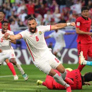 جانب من لقاء الأردن أمام كوريا بدور المجموعات