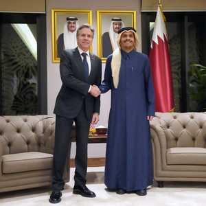 وزير خارجية قطر التقي نظيره الأميركي الدوحة