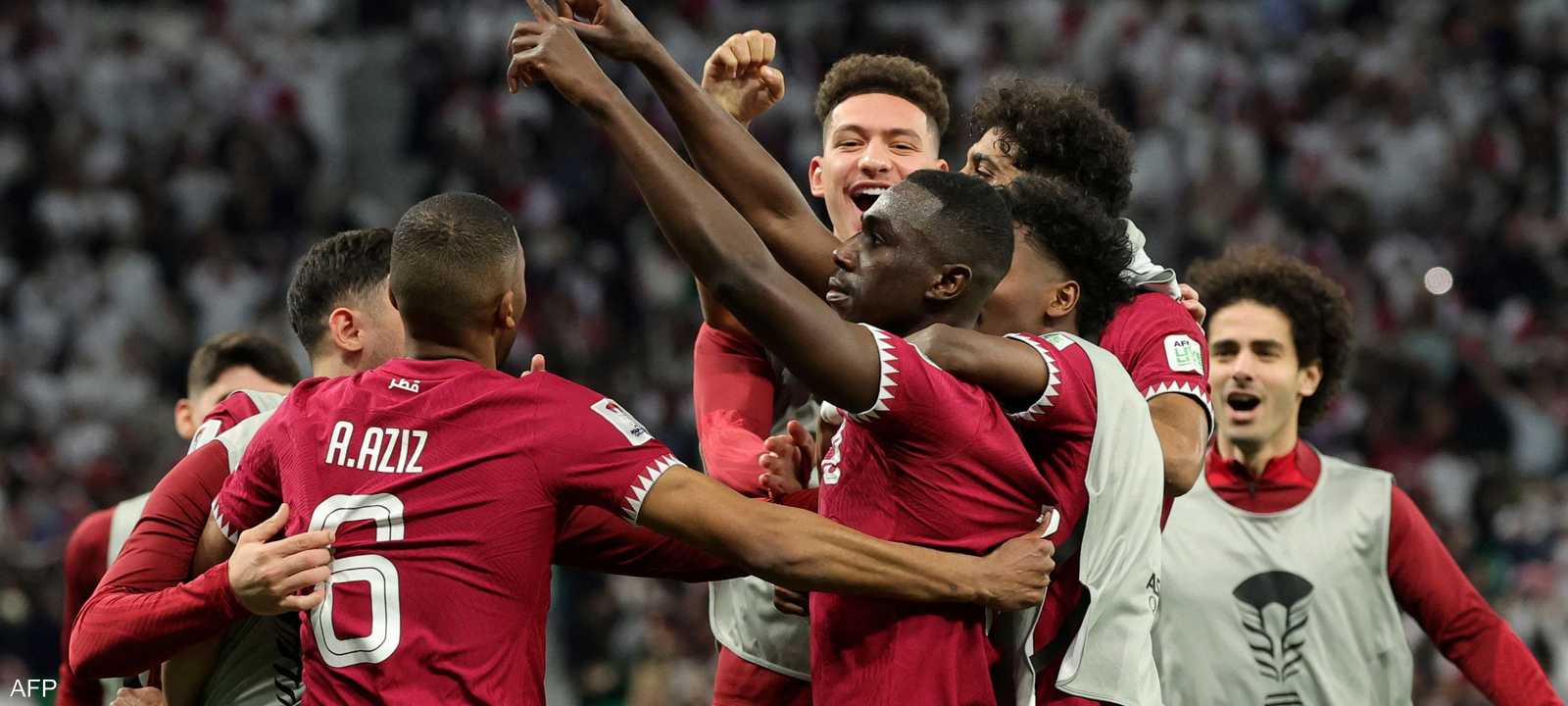 قطر حسمت الفوز في وقت قاتل