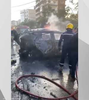 استهداف سيارة في النبطية جنوبي لبنان بـ "طائرة مسيرة"