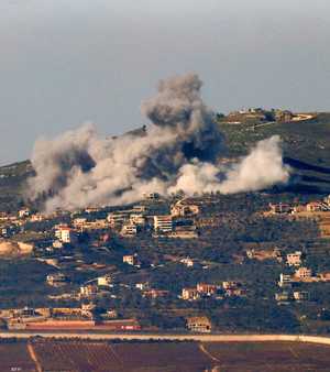 تبادل الهجمات لا يزال مستمرا على حدود لبنان وإسرائيل