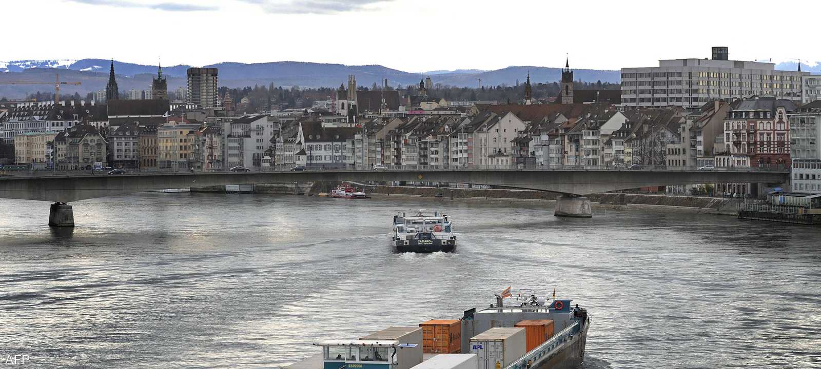 أرشيفية لنهر الراين في سويسرا
