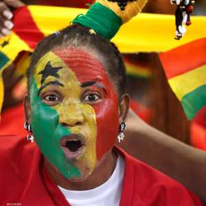 مشجعة لمنتخب غانا في كأس الأمم الإفريقية