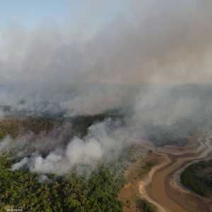 حريق في غابات الأمازون بالبرازيل