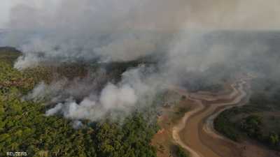 حريق في غابات الأمازون بالبرازيل