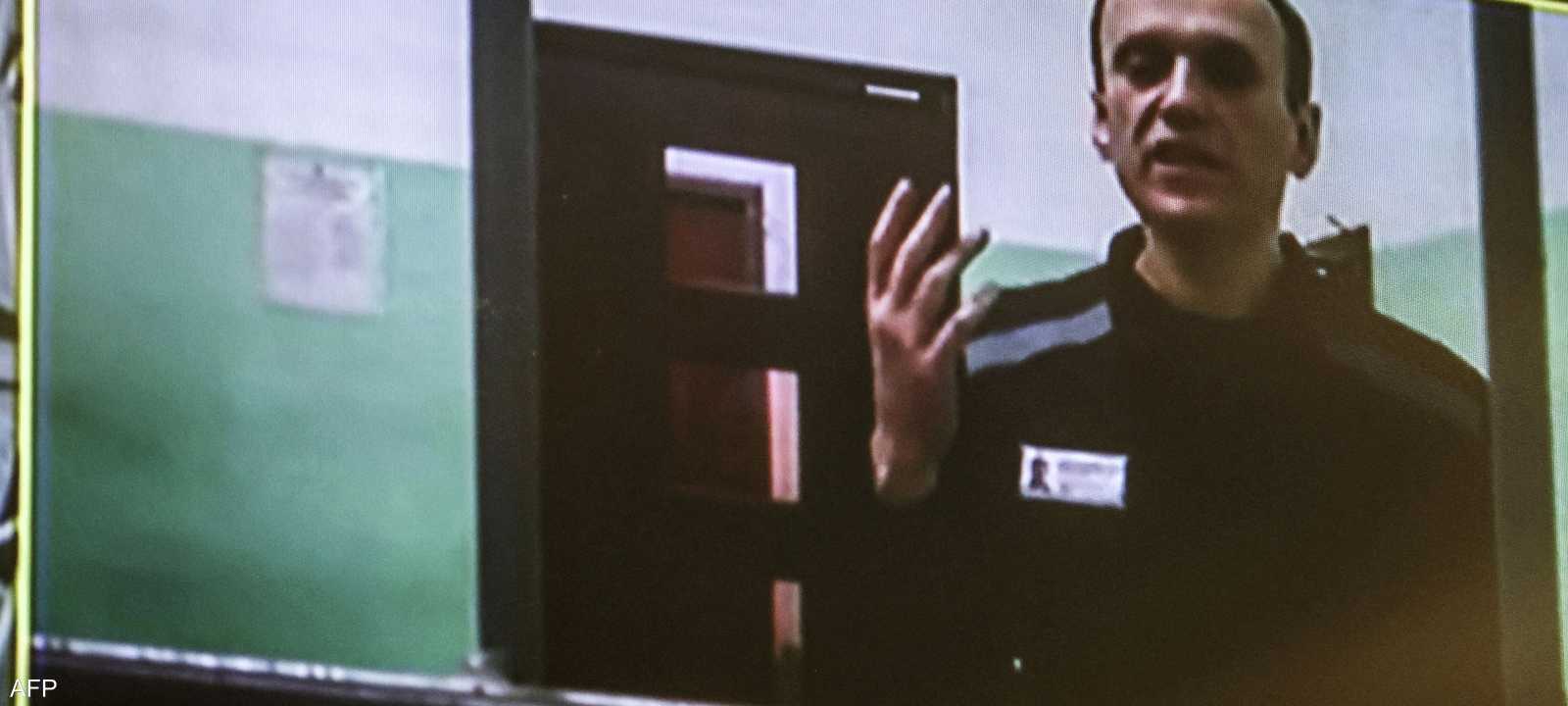 أرشيفية لنافالني بإحدى جلسات محاكمته