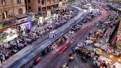 جانب من سوق العتبة بالقاهرة