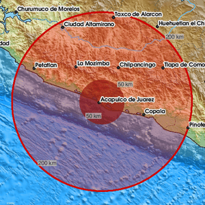أكابولكو تقع على ساحل المحيط الهادي