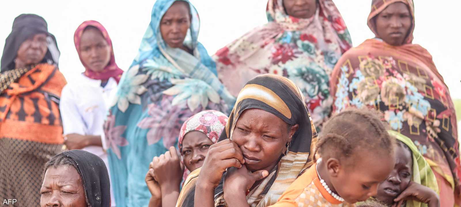 سودانيات بأحد معسكرات اللاجئين في تشاد