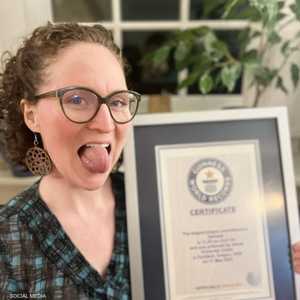 السيدة التي دخلت موسوعة "غينيس"