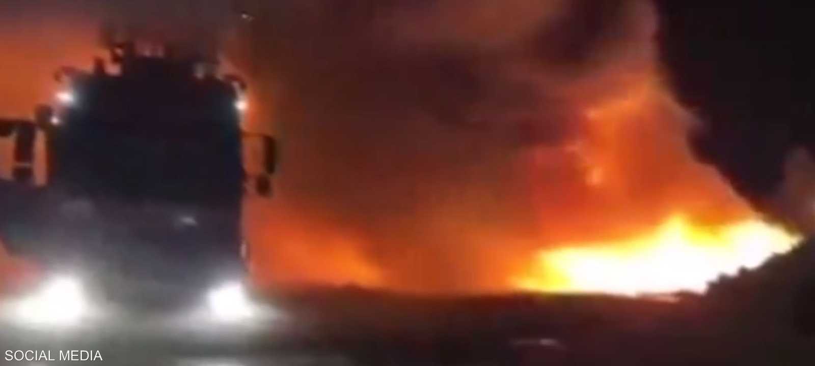 من الضربة الإسرائيلية