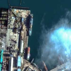 انفجارات قوية سمعت في ميناء فيودوسيا