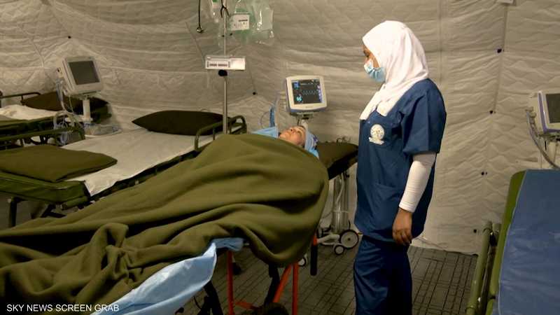 المستشفى الإماراتي العائم في العريش يستقبل مصابين من غزة