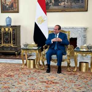 الرئيس المصري عبد الفتاح السيسي ومدير "الفاو"