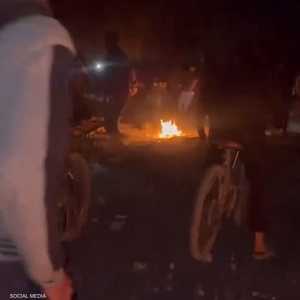 صورة متداولة للاستهداف الإسرائيلي بمحيط دوار الكويت