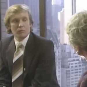 ترامب خلال مقابلة قديمة قبل أكثر من ثلاثة عقود