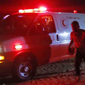 أرشيفية لسيارة إسعاف في غزة